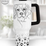 3620 personalised line art dog personalised stanley cup 2
