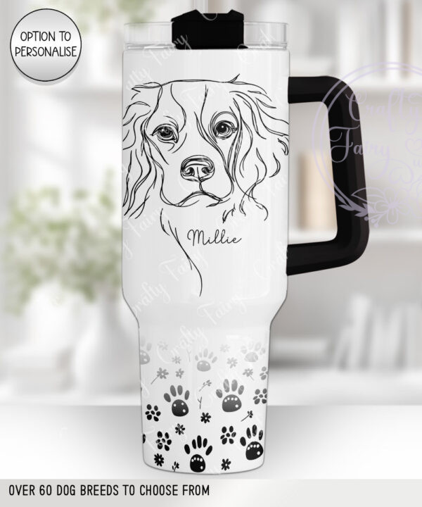 3620 personalised line art dog personalised stanley cup 2