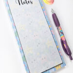 kawaii cute stars slim tall memo notes to do list notepad stationery