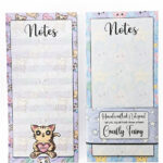 kawaii cute stars slim tall memo notes to do list notepad stationery