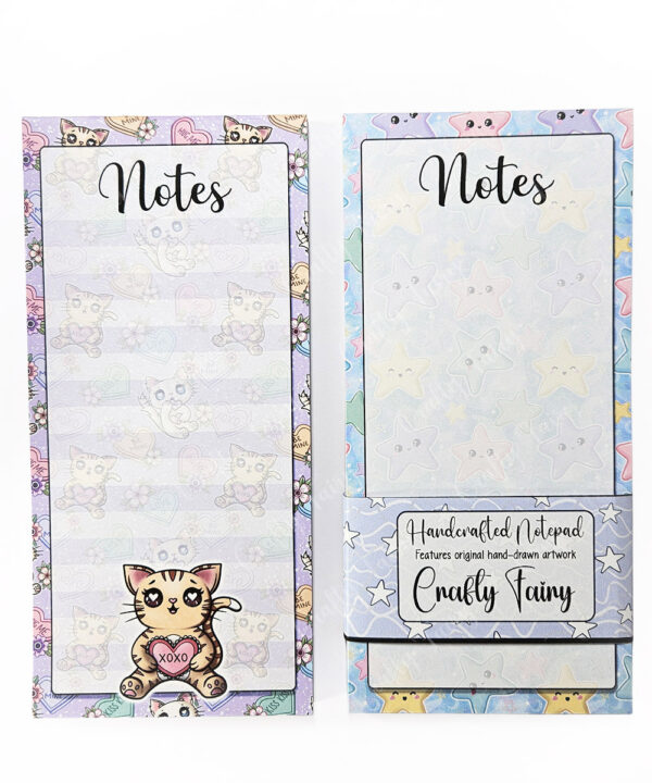 kawaii cute stars slim tall memo notes to do list notepad stationery