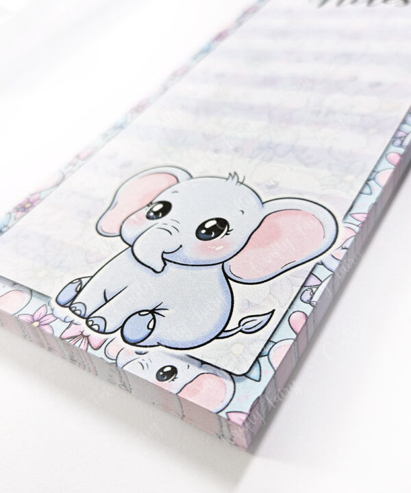 3637 kawaii elephant slim notepad 2