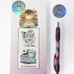 3642 magical books highland cow slim notepad 3
