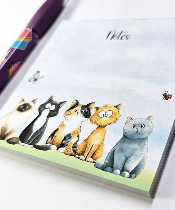 3650 doodle cats mini notepad 2