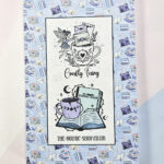 whimsical book lover lady a6 memo notes to do list notepad stationery