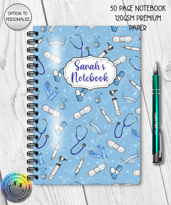 3660 personalised nurse a5 notebook 4