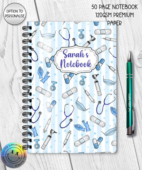 3660 personalised nurse a5 notebook 5
