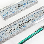 nurse equipment print blue ruler with option to personalise