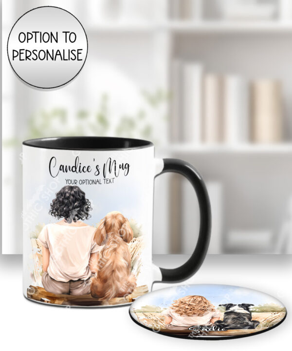 3662 personalised lady dog mug 4