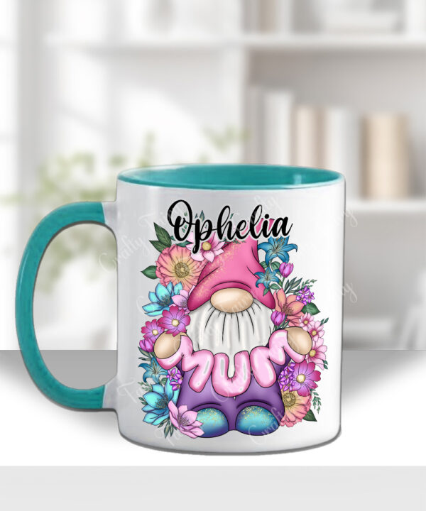3697 gonk flowers personalised mug 2