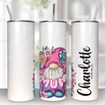 3700 gonk flowers personalised tumbler 2