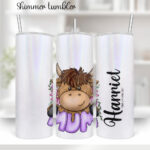 3712 highland cow mum tumbler 2