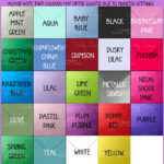 2026 envelope colours