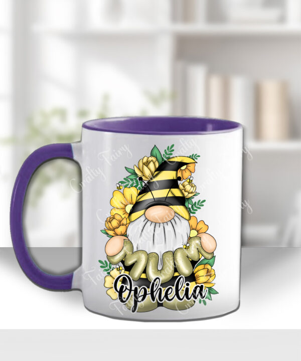 3715 personalised bumble bee gonk mug 1