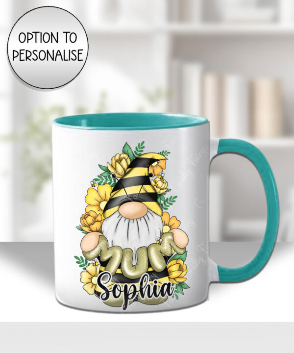 3715 personalised bumble bee gonk mug 2