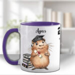 personalised capybara graduation mug
