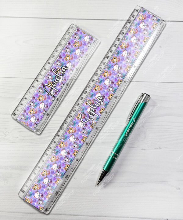 3798 personalised mermaid kitty cat rulers `