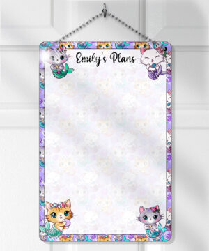 3803 personalised mermaid kitty cat planner 1