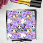 3805 personalised mermaid kitty cat mirror 1