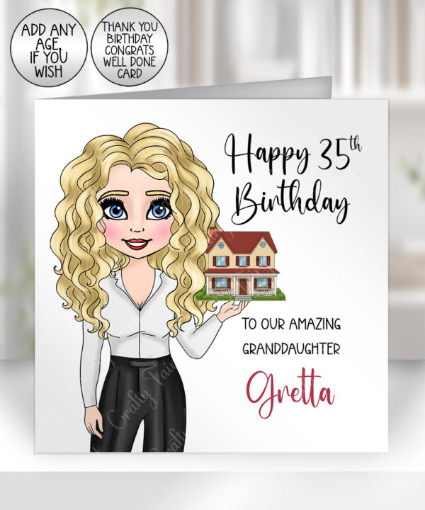 3813 personalised card estate agent