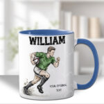 3831 personalised grunge man rugby personalised mug 1