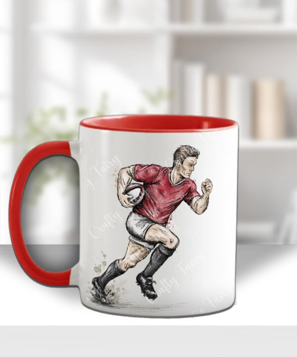 3831 personalised grunge man rugby personalised mug 2