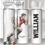 3833 personalised grunge man rugby personalised tumbler 1