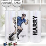 3833 personalised grunge man rugby personalised tumbler 2