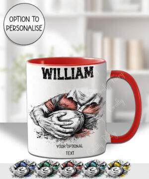 3835 personalised grunge man rugby personalised mug 1