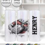 3837 personalised grunge man rugby personalised tumbler 2
