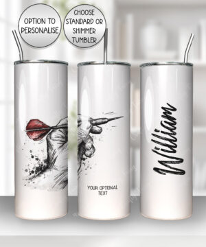 3847 personalised darts player grungy tumbler 2