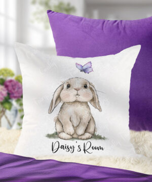 3874 personalised cutest bunny cushion