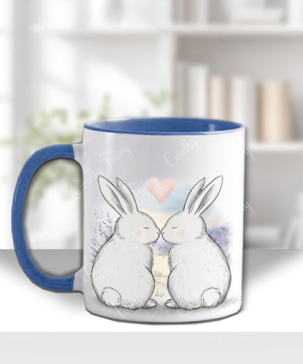 3883 personalised bunny couple mug 2