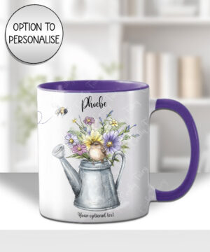 3886 personalised flowers mug 1