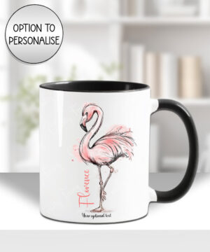 3889 personalised pink flamingo mug 1
