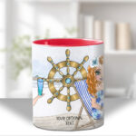 custom lady on cruise ship personalised mug gift