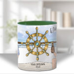 custom man on cruise ship personalised mug gift
