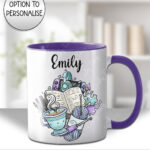 3931 crafter knitter crochet reader personalised mug 1