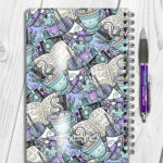3937 crafter knitter crochet reader personalised a5 notebook 2