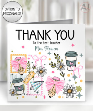 3950 personalised teacher thank you card 1
