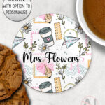 3952 personalised teacher thank you coaster 2