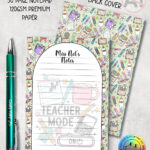 3976 personalised teacher mode a6 notepad