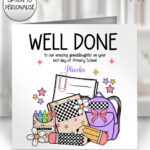 3979 personalised school leaver well done card 1