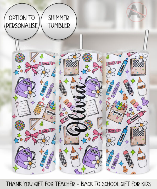 3982 personalised teacher thank you gift tumbler 2