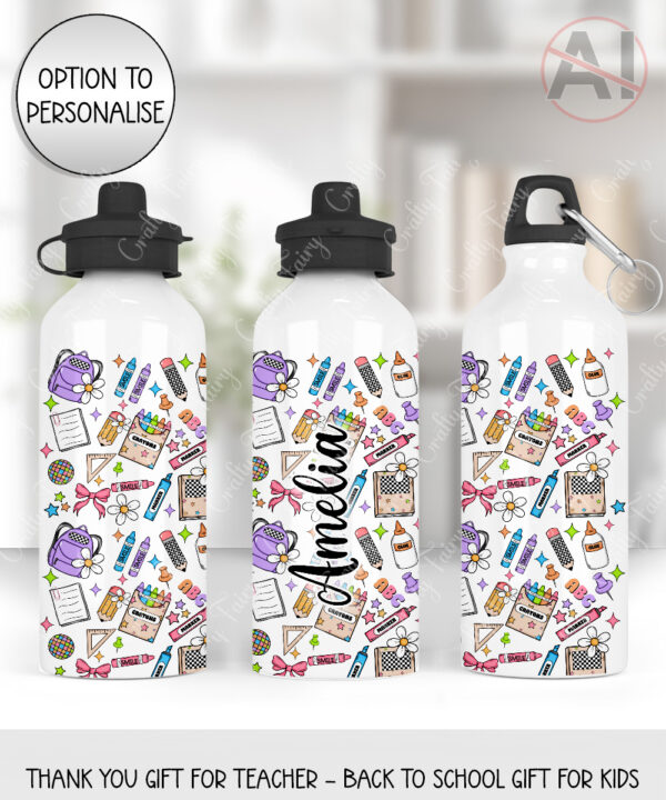 personalised bottles at crafty fairy