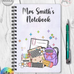 3986 personalised school teachers thankyou notebook 1