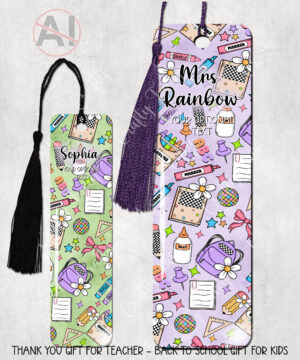3994 personalised back to school bookmark gift