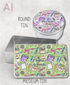 3995 personalised teacher storage tin gift 1