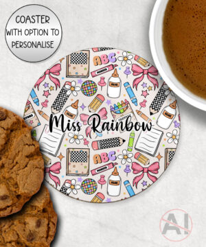 4003 personalised teacher appreciation gift coaster 1