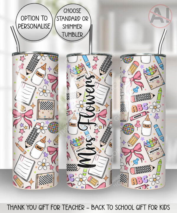 4004 personalised teacher appreciation gift tumbler 1